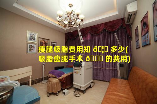 瘦腿吸脂费用知 🦈 多少(吸脂瘦腿手术 🐈 的费用)